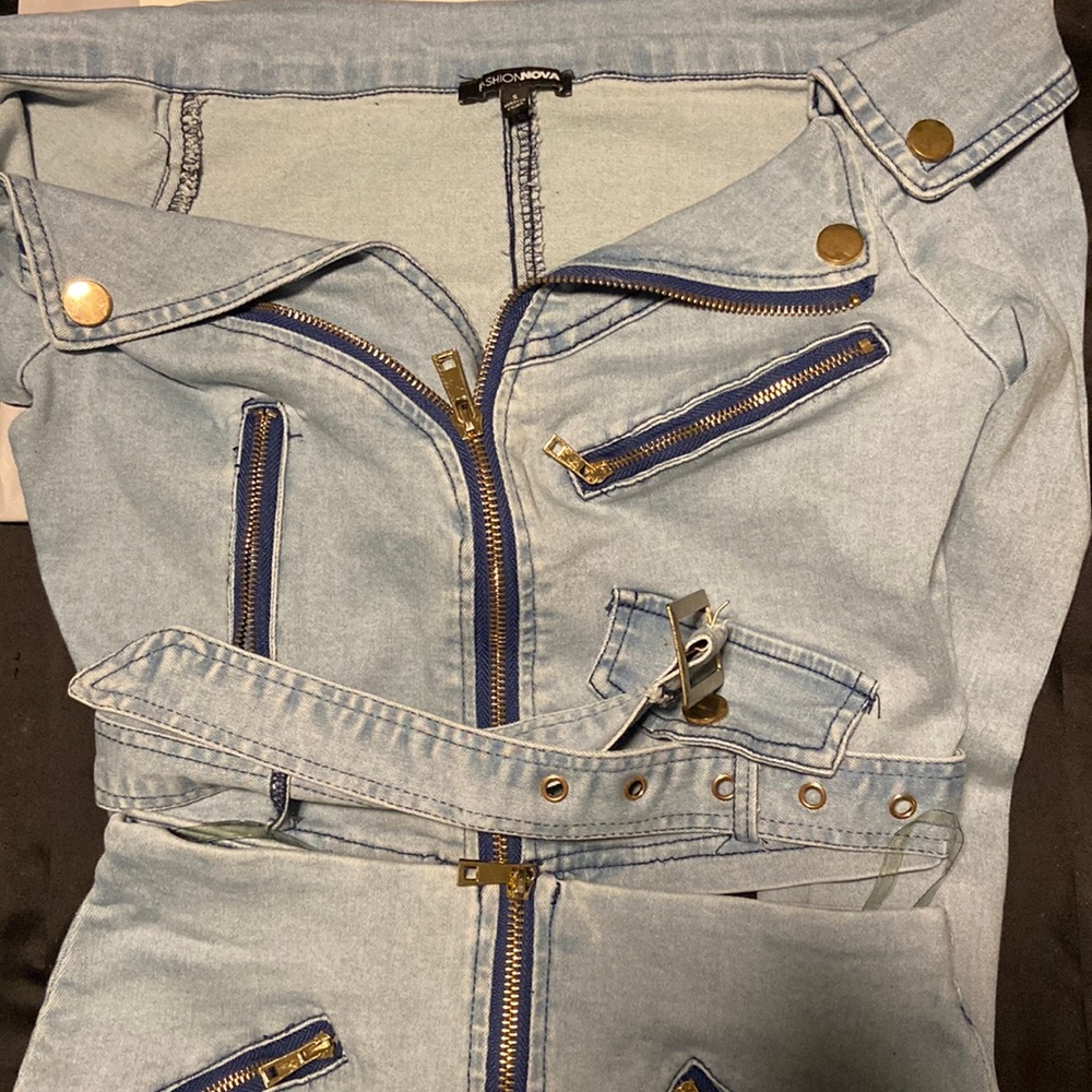 Jean Skirt Set
